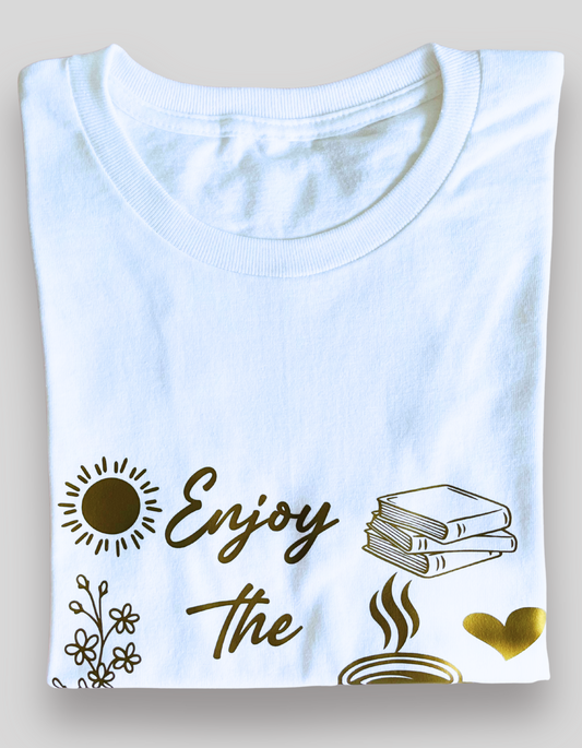 Everyday Essential Cotton T-shirt / enjoy the little things