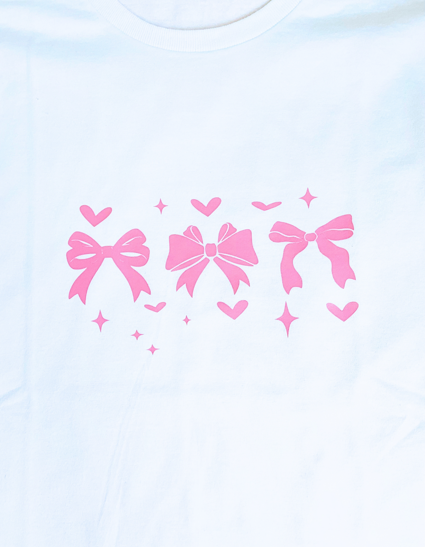 Everyday Essential Cotton T-Shirt / coquette bows