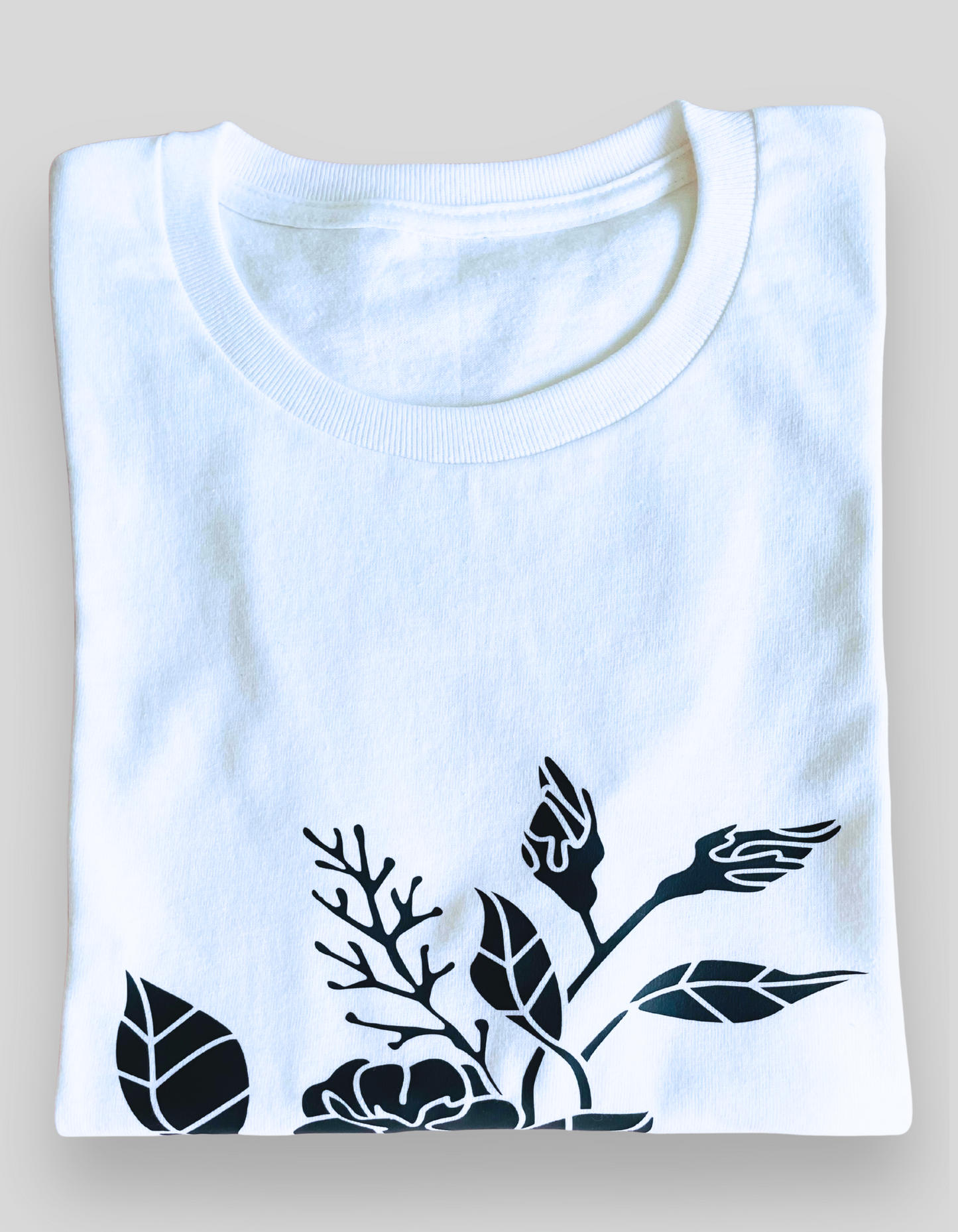 Everyday Essential Cotton T-shirt / flower