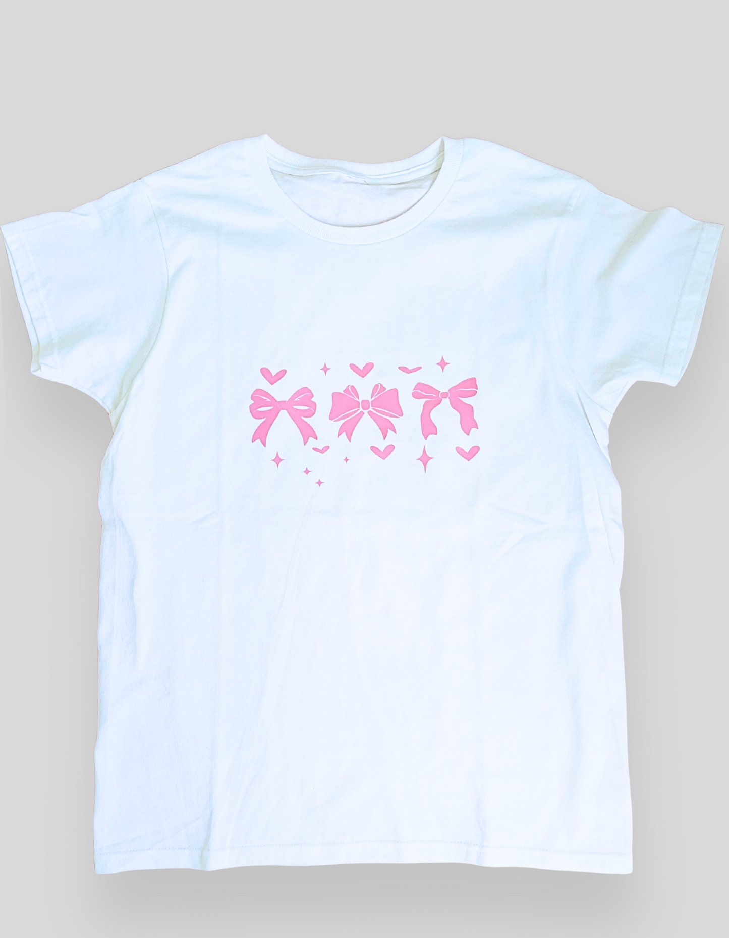 Everyday Essential Cotton T-Shirt / coquette bows