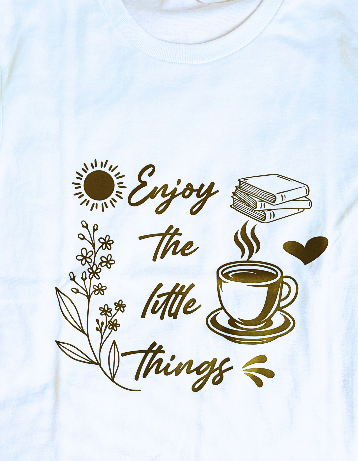 Everyday Essential Cotton T-shirt / enjoy the little things